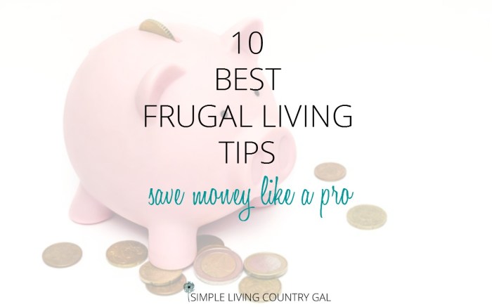 How to live a simple frugal life